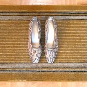 California Magdesians Snake Print Leather Shoes